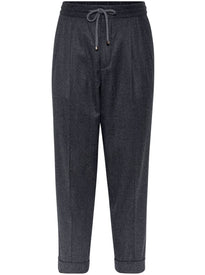 Brunello Cucinelli Pantaloni affusolati con coulisse