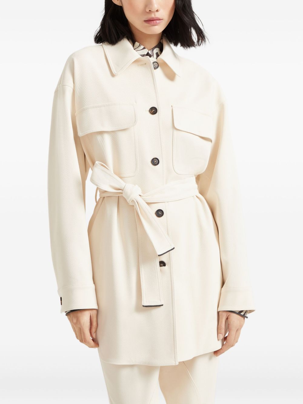Brunello Cucinelli
Cappotto bianco