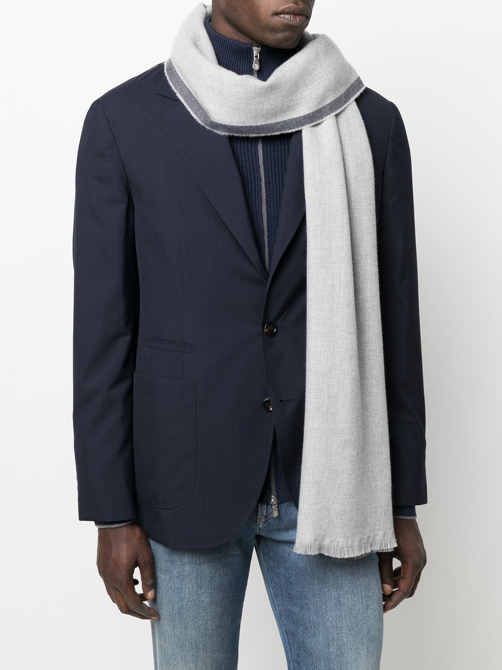 Brunello Cucinelli
Sciarpa in misto lana e cashmere