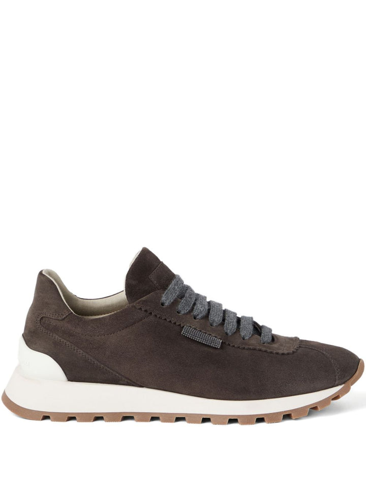 Brunello Cucinelli
Sneakers in pelle scamosciata