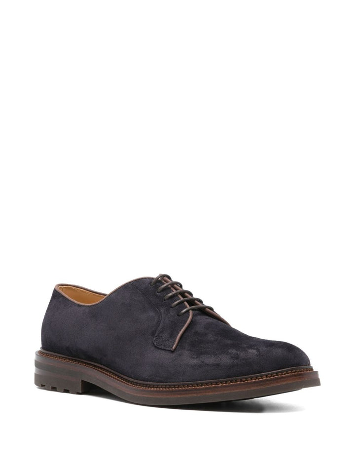Brunello Cucinelli Scarpe Derby in camoscio
