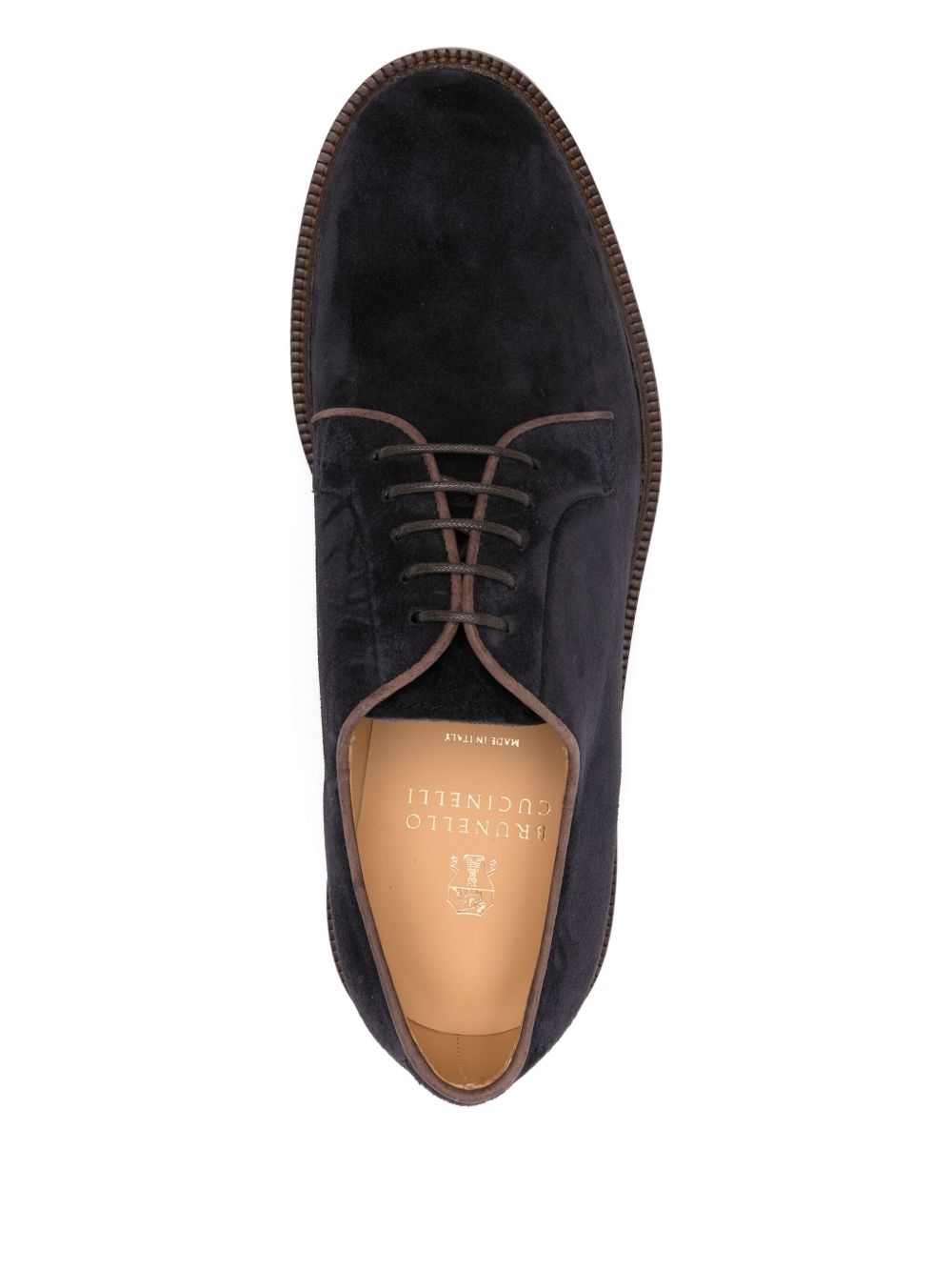 Brunello Cucinelli Scarpe Derby in camoscio