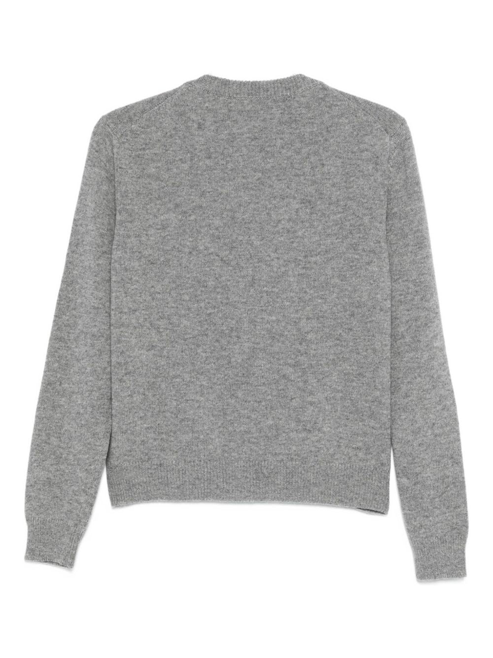 Bruno Manetti Cardigan di lana grigio