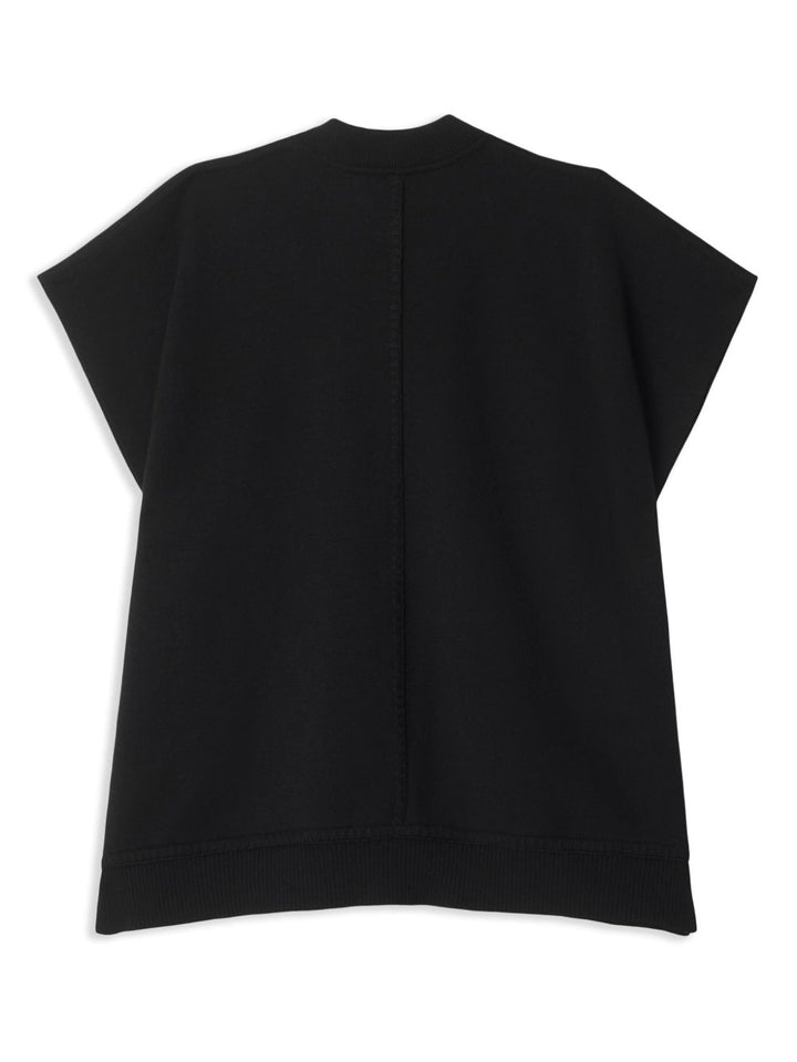 Burberry Kids
Mantella a quadri con applicazione logo