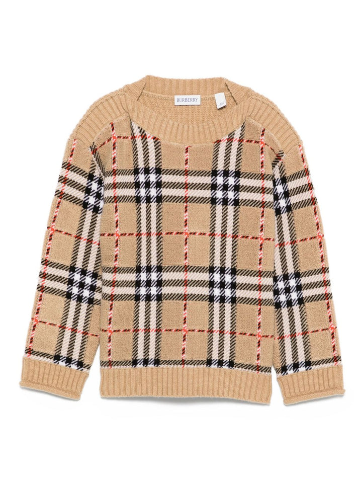 Burberry Kids Maglione girocollo