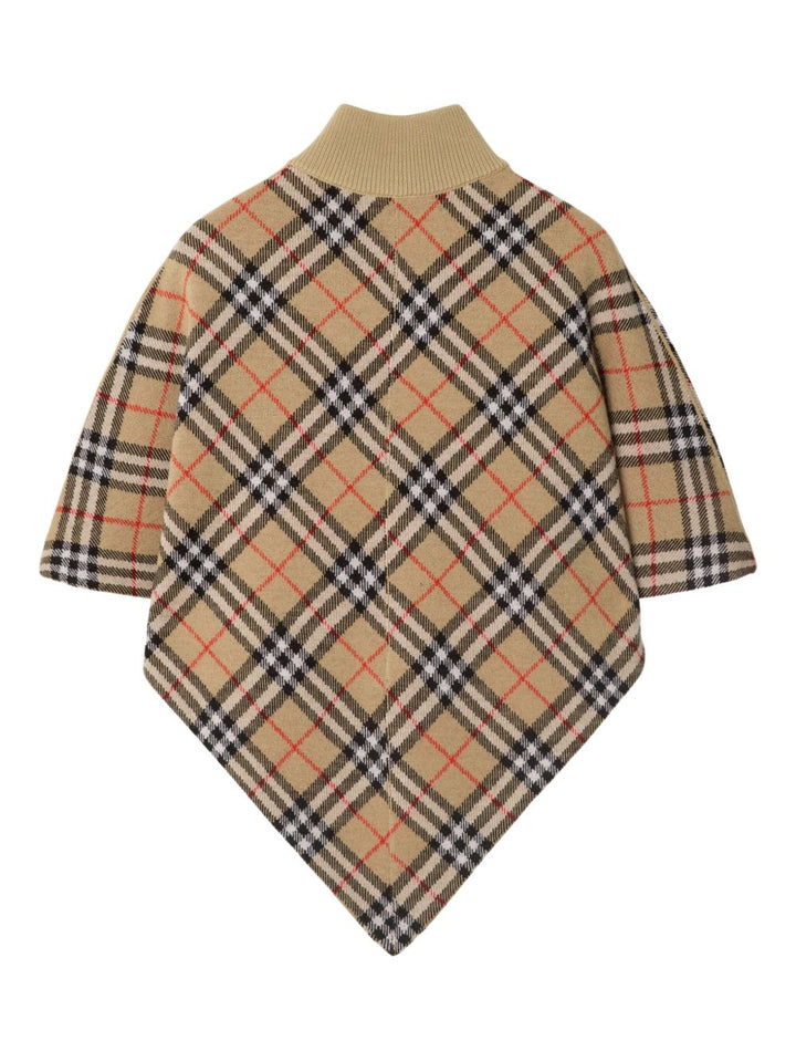 Burberry Kids
Mantella a quadri in lana
