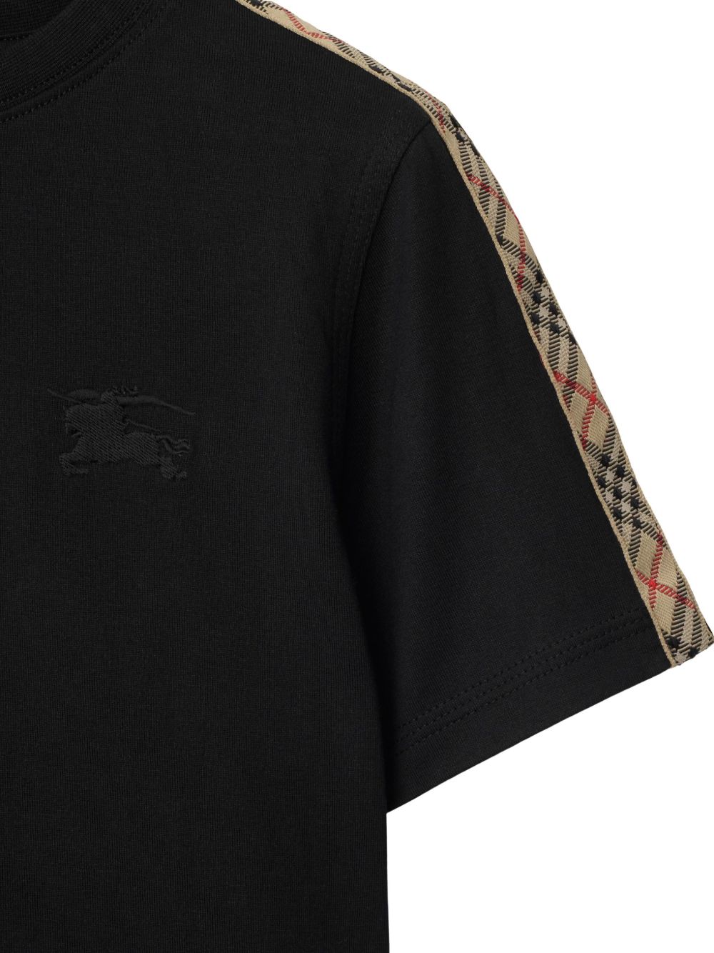 Burberry Kids
T-shirt con bordo a quadri