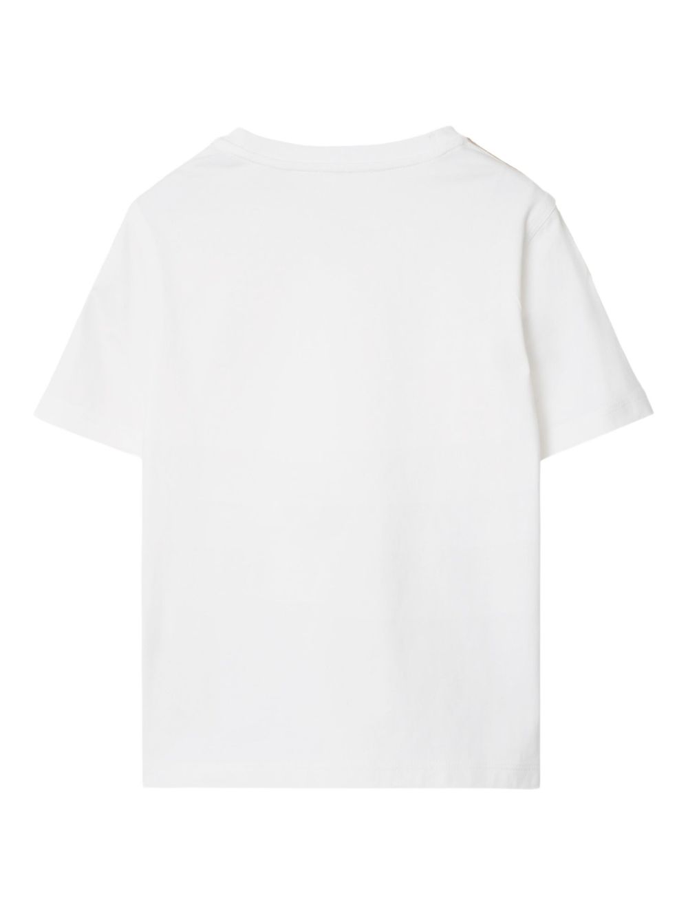 Burberry Kids
T-shirt con bordo a quadri