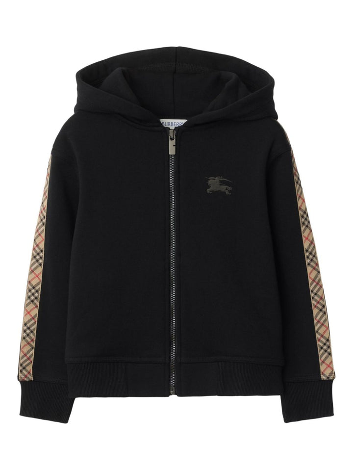 Burberry Kids
Felpa con cappuccio e zip