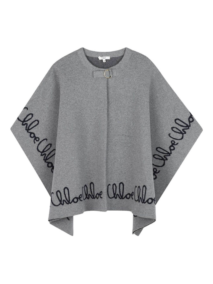 Chloé Kids
Poncho con ricamo