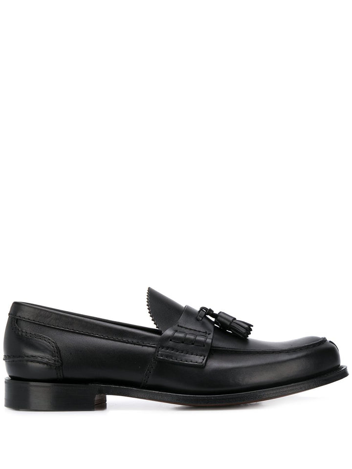 CHURCH'S Tiverton Mocassino in Pelle Bookbinder Fumé