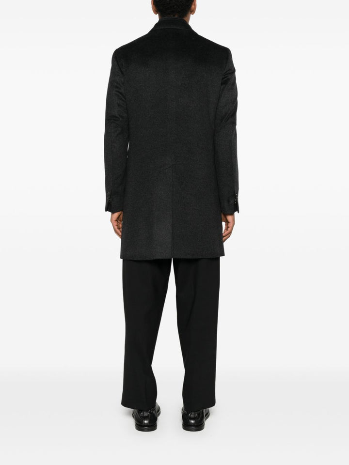 Corneliani Cappotto monopetto con tasche