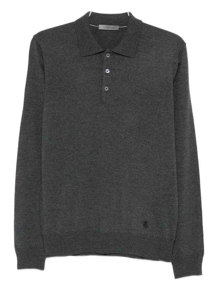 Corneliani
Polo in lana grigia
