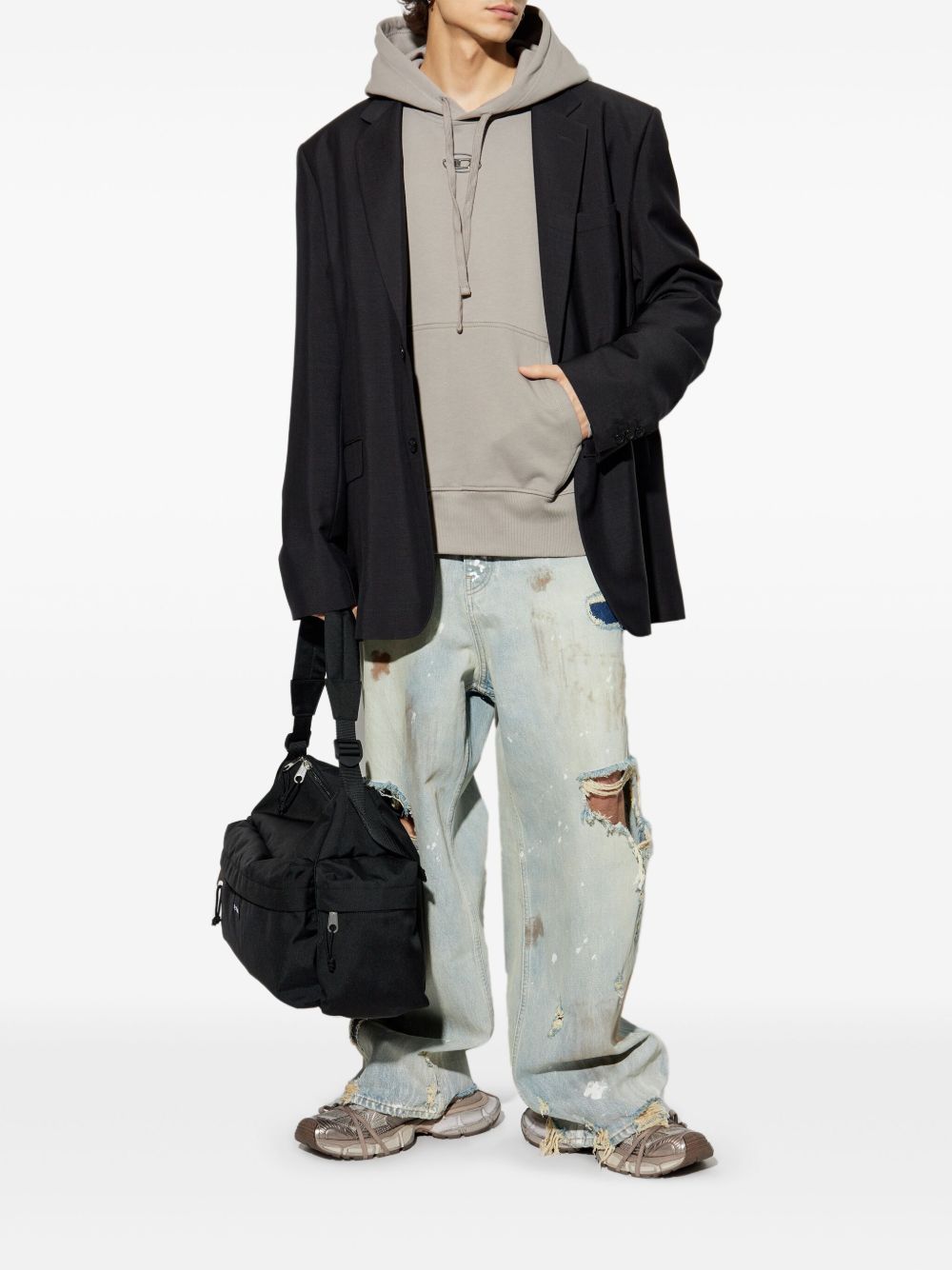 Diesel Felpa S-Macs-Hood-Od con cappuccio