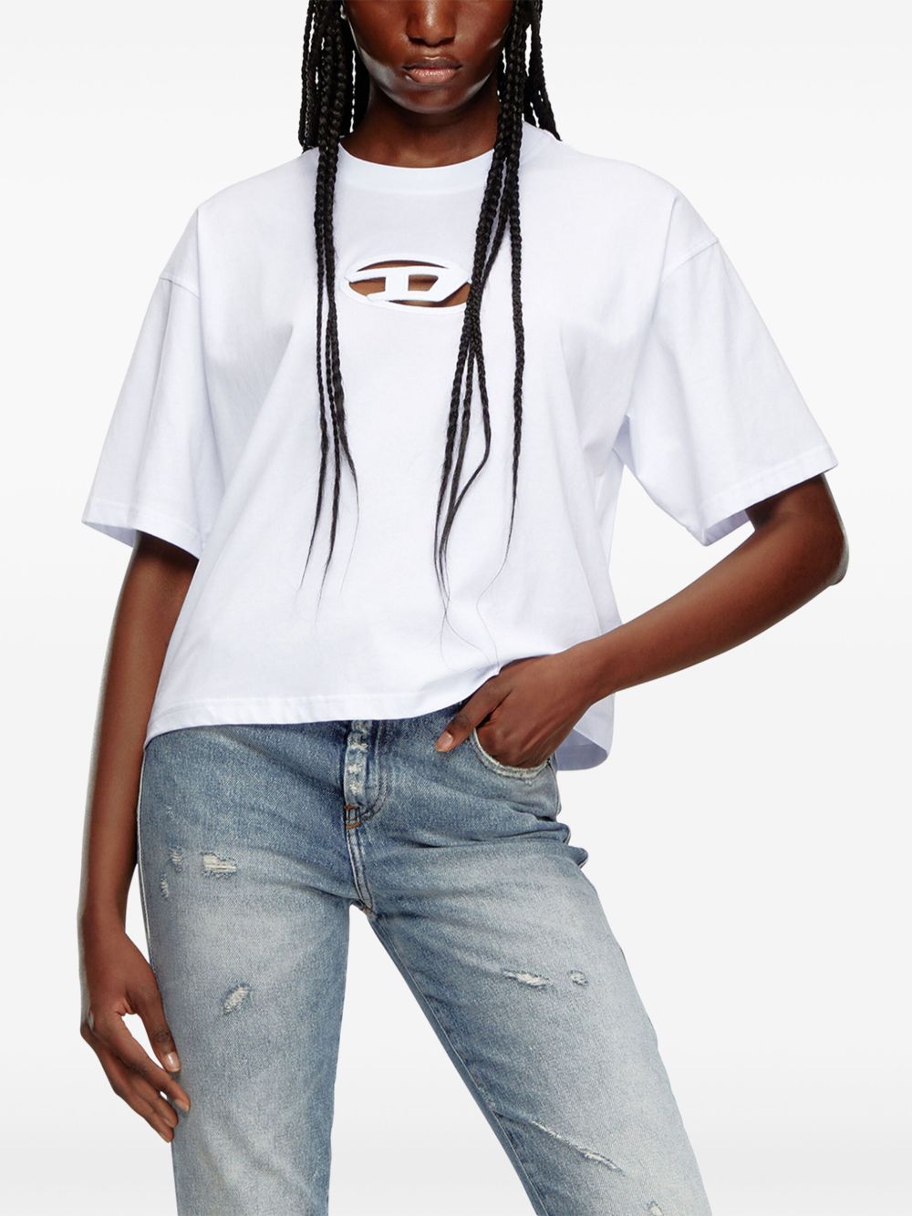 Diesel T-shirt crop-out T-shirt