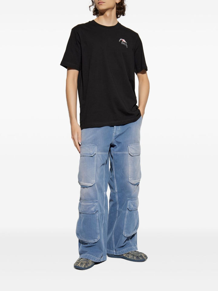 Diesel Black, short-sleeved T-shirt