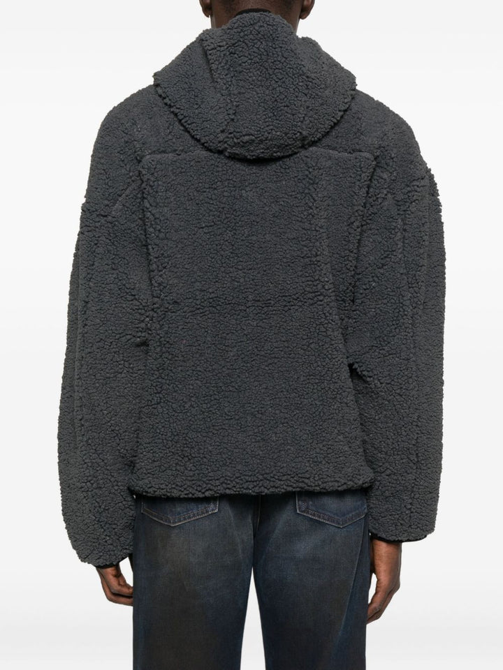 Diesel
Felpa in pile teddy grigio