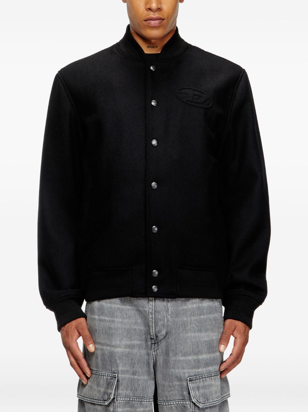 Diesel
Bomber con ricamo logo