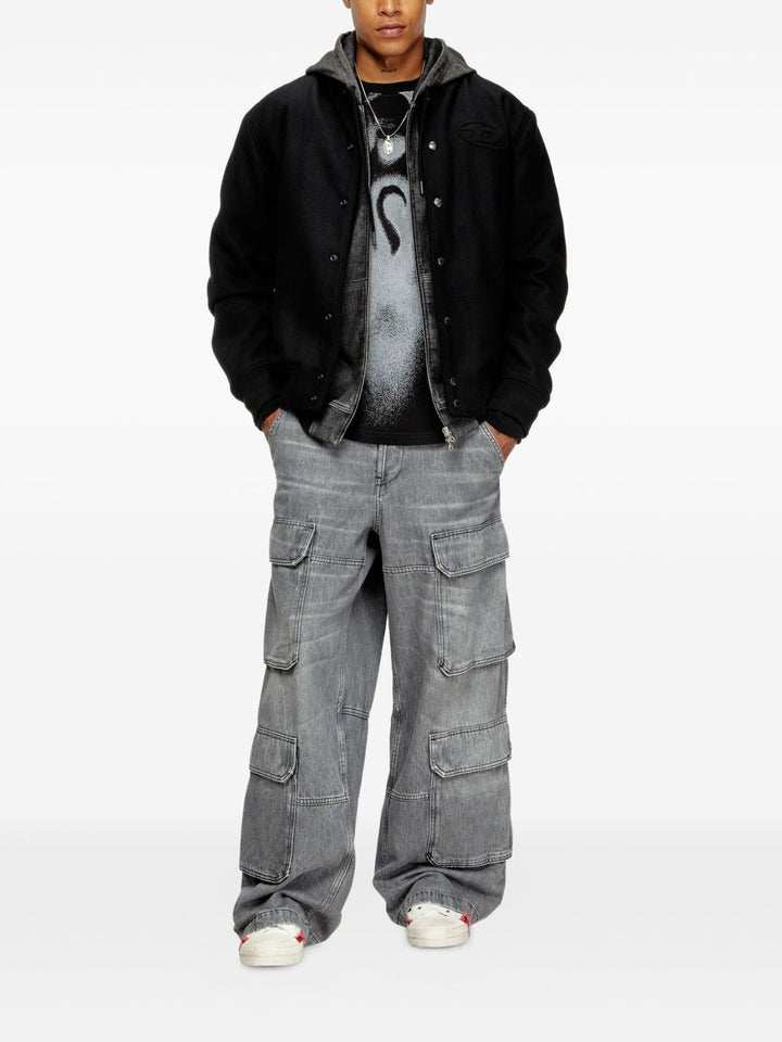 Diesel Bomber con ricamo logo