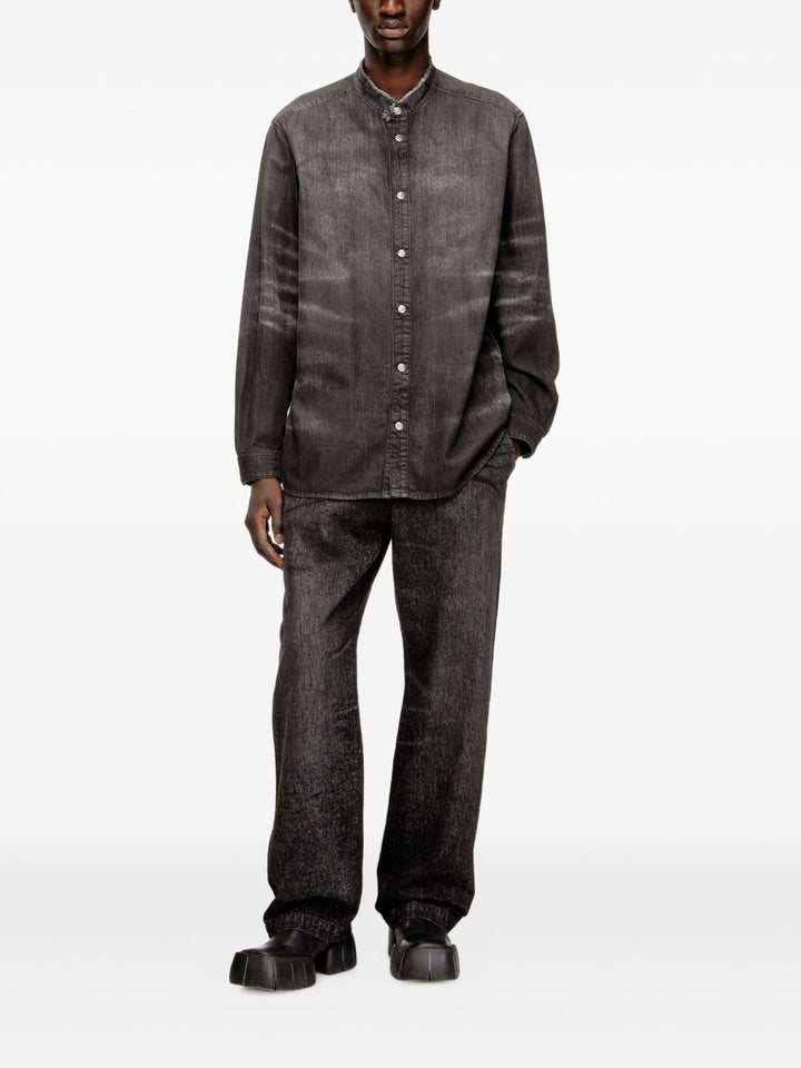 Diesel Camicia in denim a nido d'ape