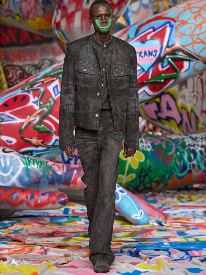 Diesel Camicia in denim a nido d'ape