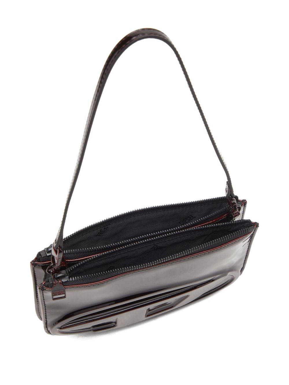 Diesel
Borsa nera con finitura verniciata