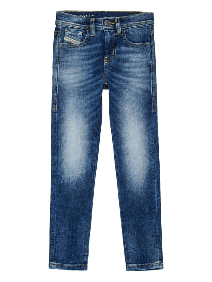 Diesel Kids
Jeans con effetto schiarito