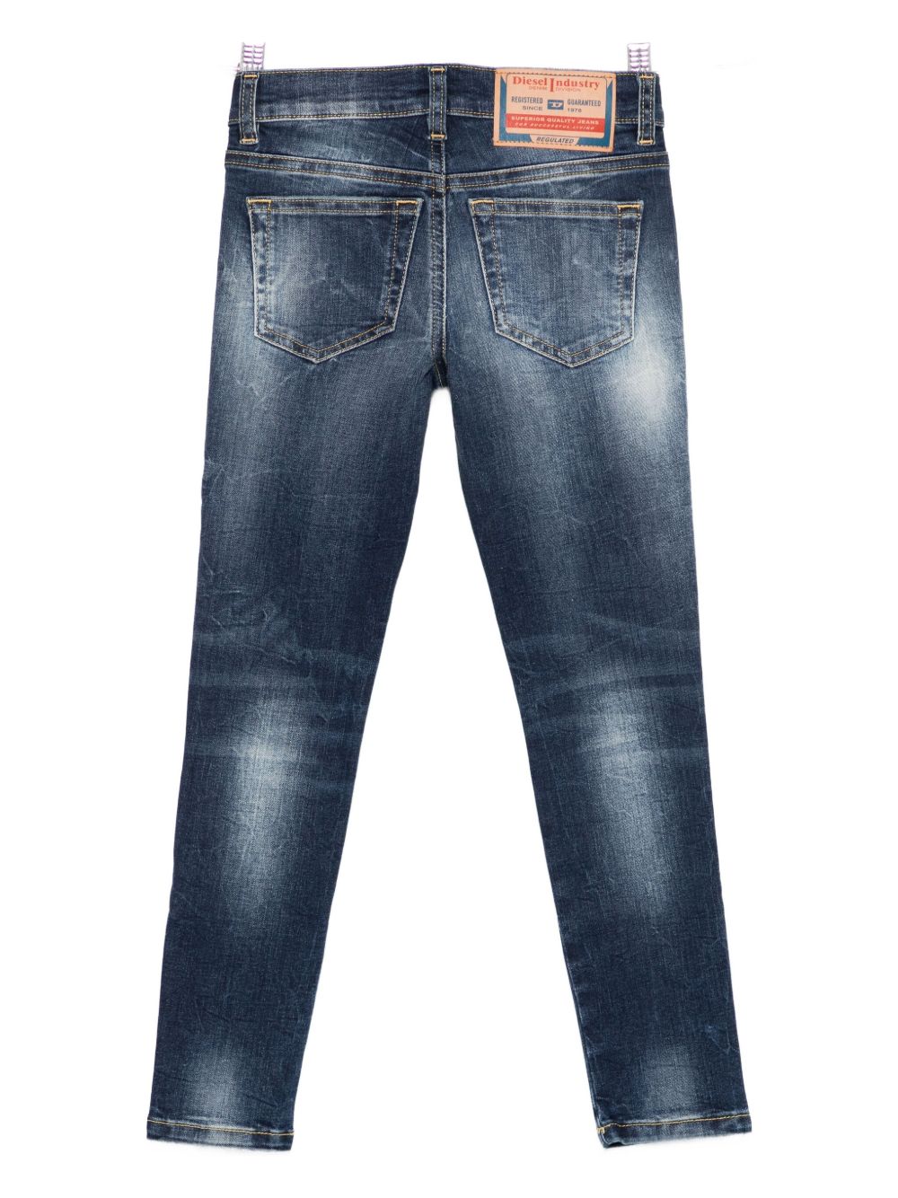 Diesel Kids Jeans con effetto schiarito