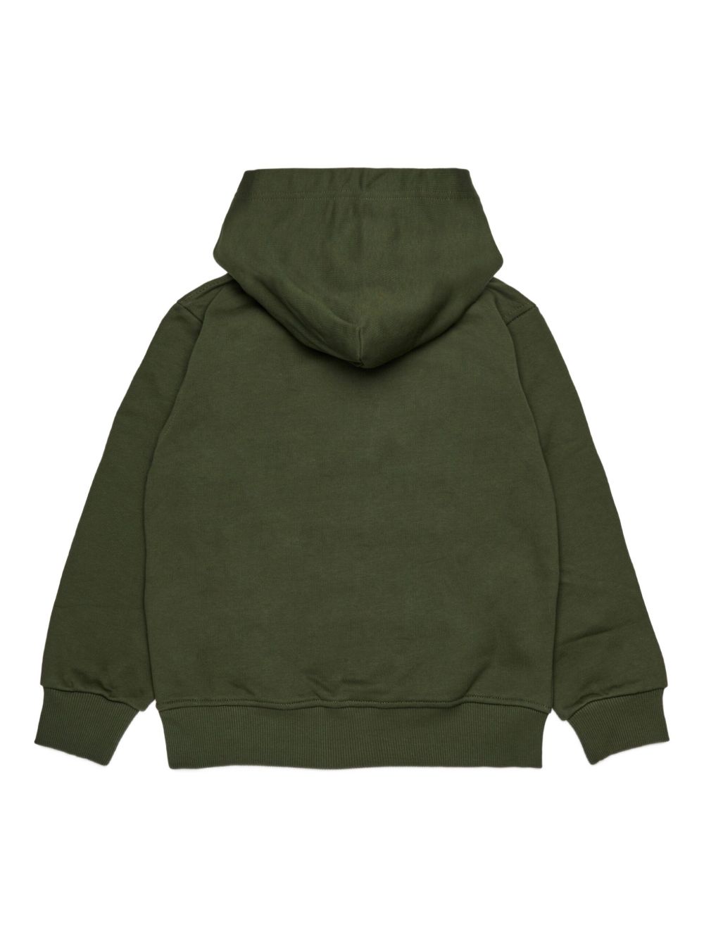 Diesel Kids
Felpa verde con cappuccio e patch con logo