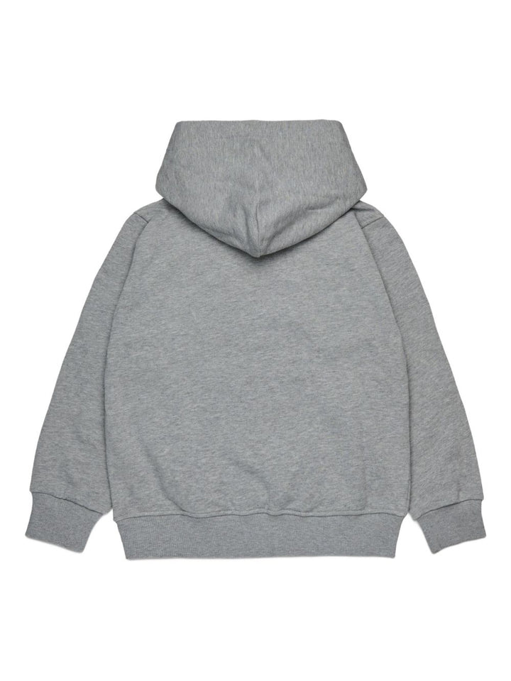 Diesel Kids Felpa con logo e cappuccio