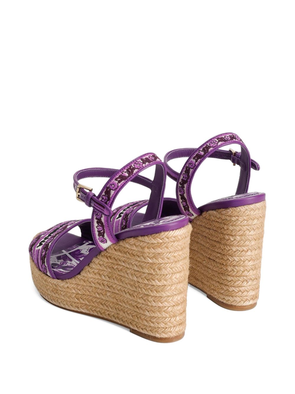 Dolce & Gabbana Sandali con stampa maiolica 90 mm