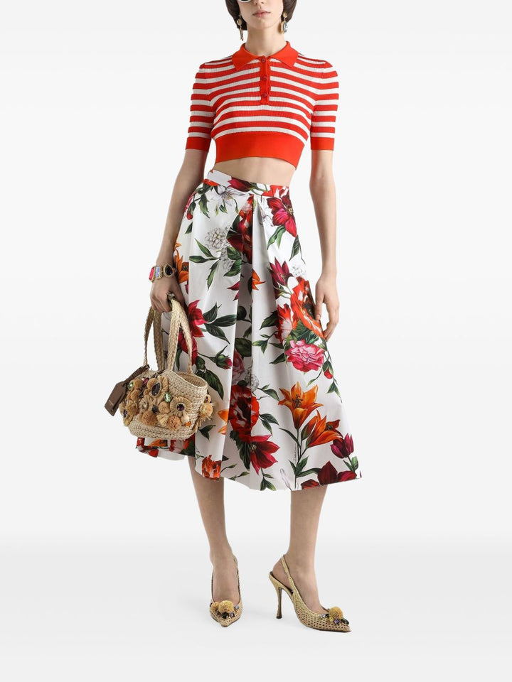 Dolce & Gabbana
Gonna midi con stampa a fiori