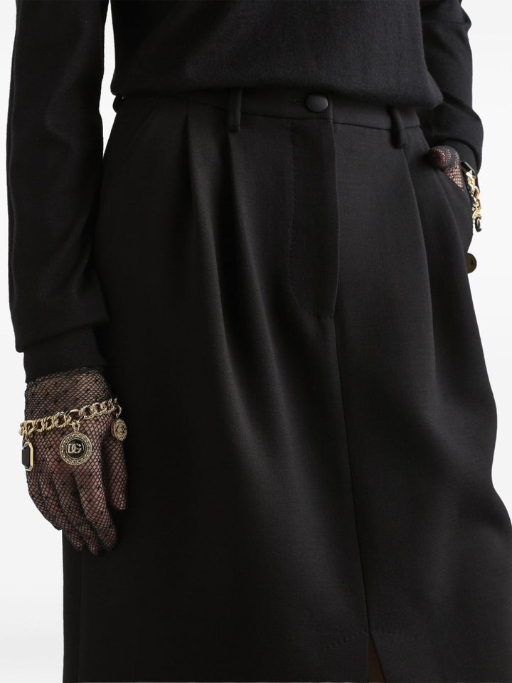 Dolce & Gabbana 
Gonna midi in double crêpe di lana