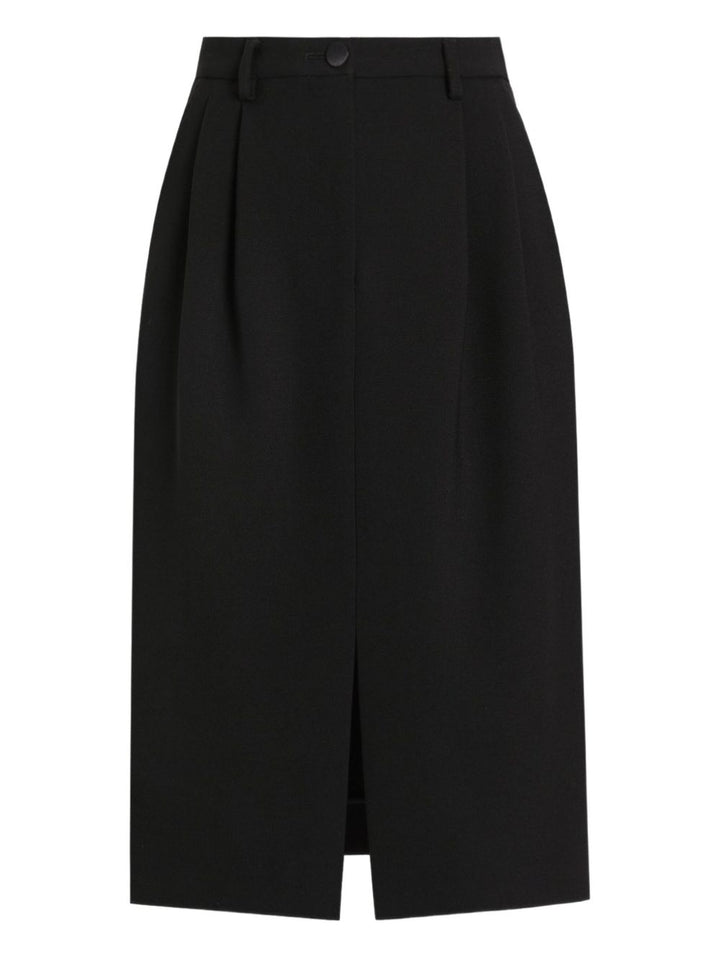 Dolce & Gabbana 
Gonna midi in double crêpe di lana