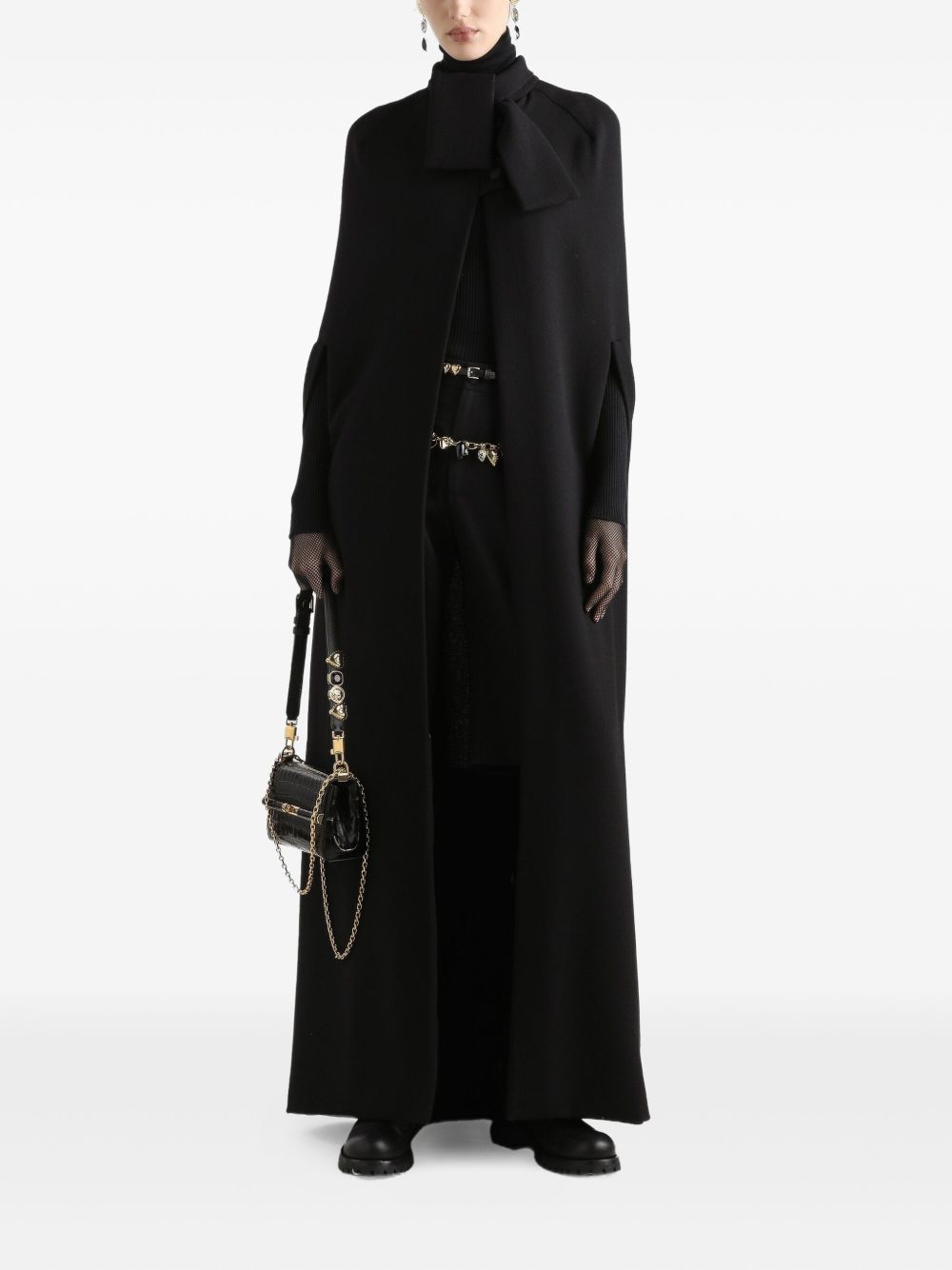 Dolce & Gabbana Gonna midi in double crêpe di lana