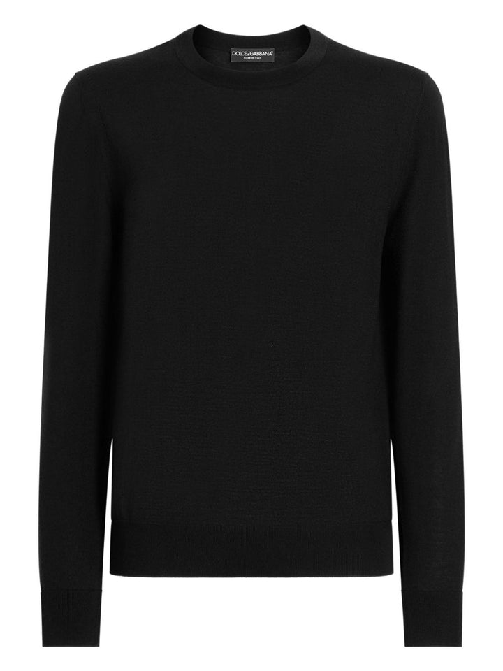 Dolce & Gabbana Maglione girocollo nero