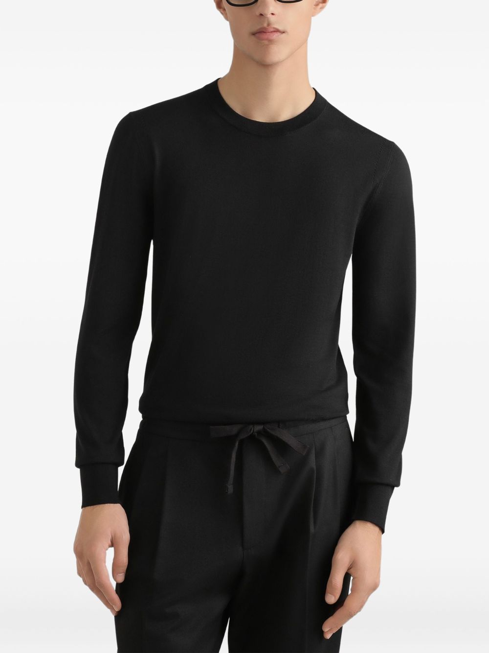 Dolce & Gabbana Maglione girocollo nero