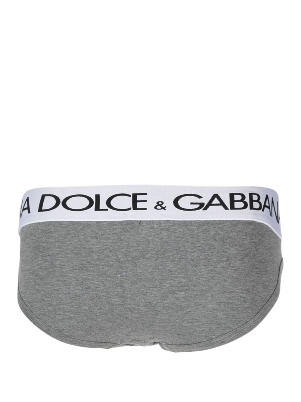 Dolce & Gabbana Slip Cotone elasticizzato grigio