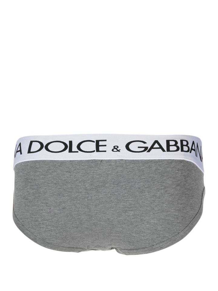 Dolce & Gabbana Slip Cotone elasticizzato grigio