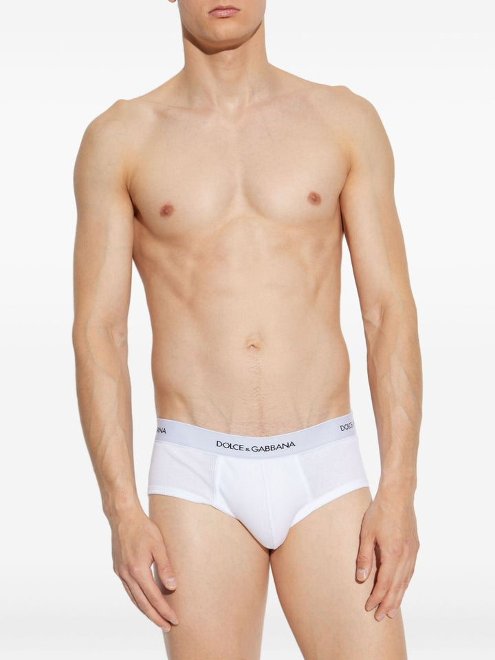 Dolce & Gabbana Set di 2 boxer con banda logata