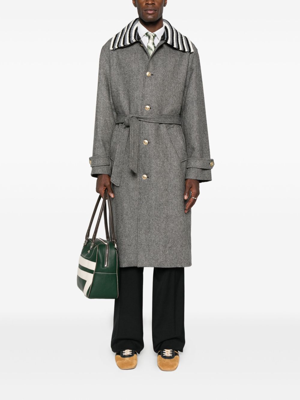 Drôle De Monsieur Cappotto con cintura