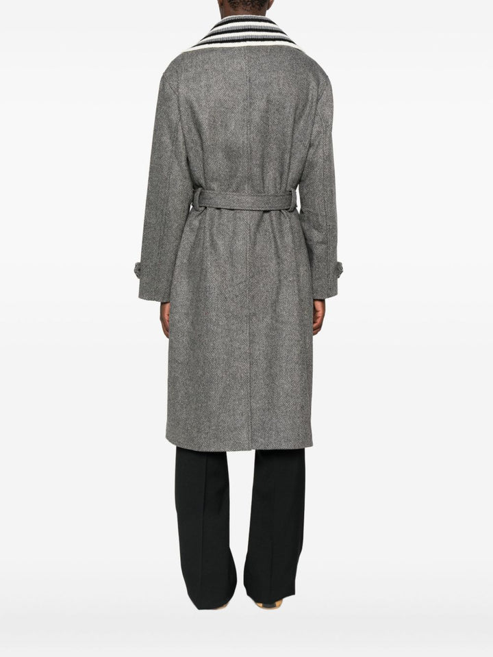 Drôle De Monsieur Cappotto con cintura