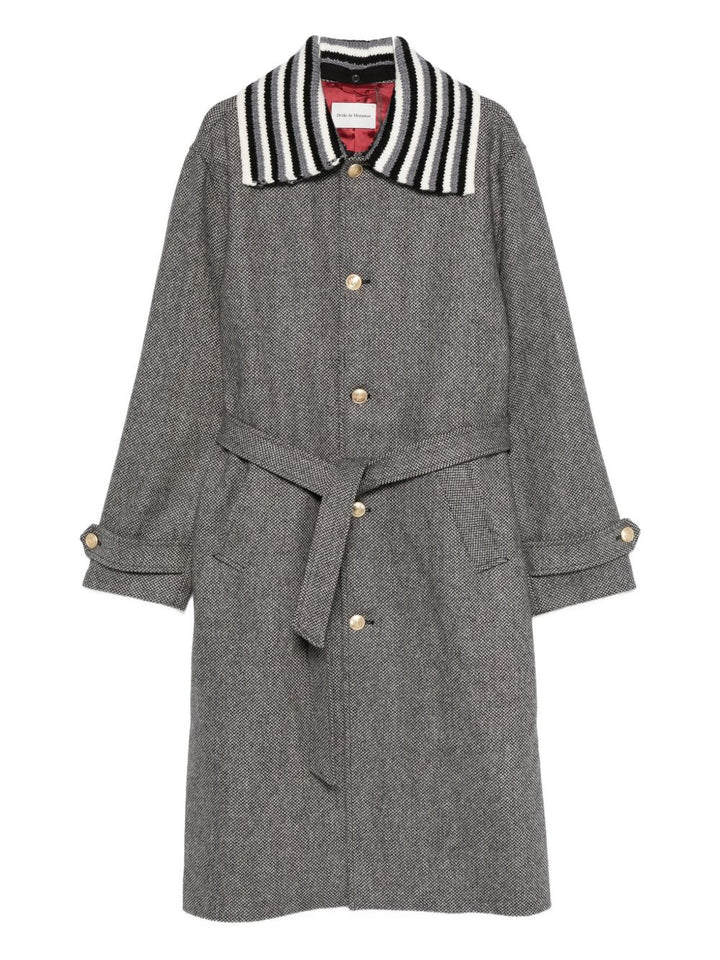 Drôle De Monsieur Cappotto con cintura