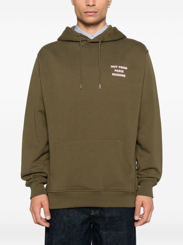 Drôle De Monsieur Felpa con cappuccio e coulisse