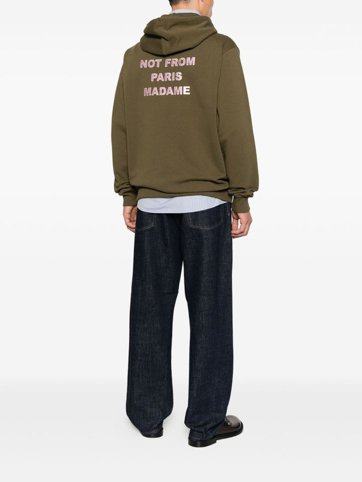 Drôle De Monsieur Felpa con cappuccio e coulisse