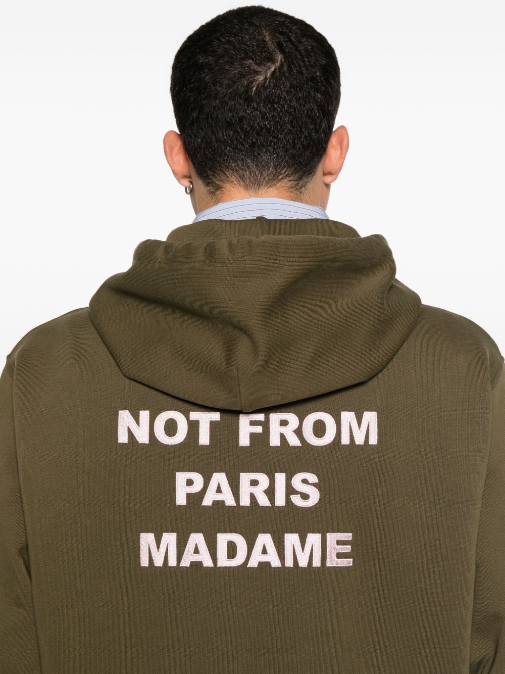 Drôle De Monsieur Felpa con cappuccio e coulisse