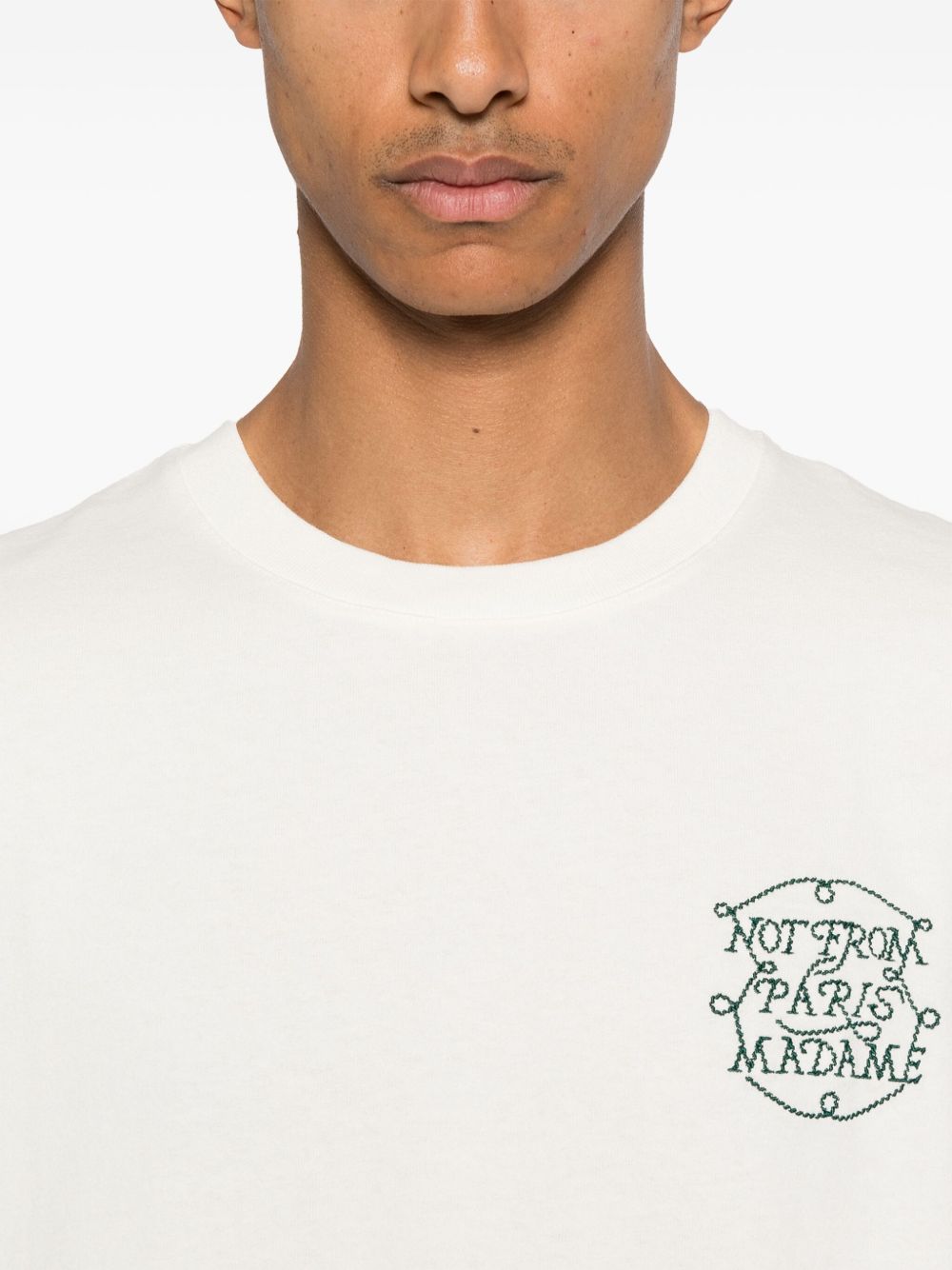Drôle De Monsieur
T-shirt in cotone con ricamo