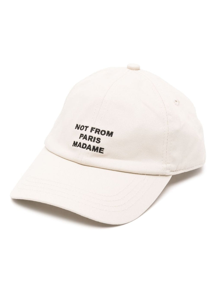 Drole De Monsieur
Cappello in twill di cotone bianco
