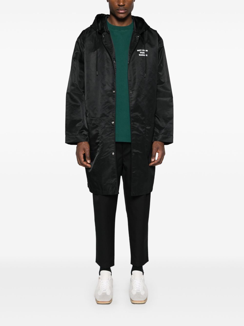 Drôle De Monsieur Parka con cappuccio