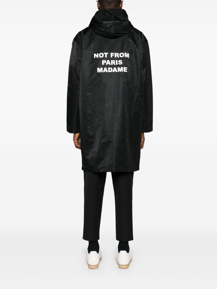 Drôle De Monsieur Parka con cappuccio